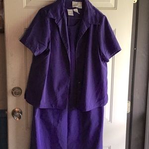 Roamans 2 pc jacket dress